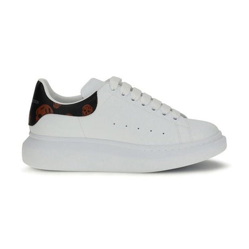 Alexander McQueen White Calf Leather Bos Taurus Low Top Sneakers