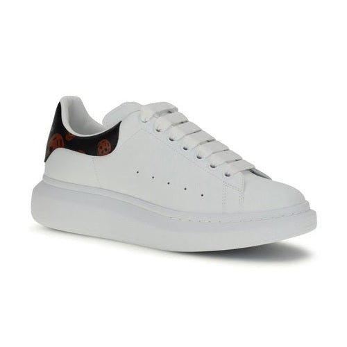 Alexander McQueen White Calf Leather Bos Taurus Low Top Sneakers