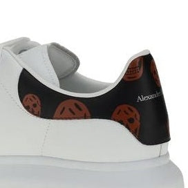 Alexander McQueen White Calf Leather Bos Taurus Low Top Sneakers