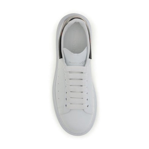 Alexander McQueen White Calf Leather Bos Taurus Low Top Sneakers