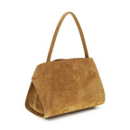 Ferragamo Beige Goatskin Shoulder Bag