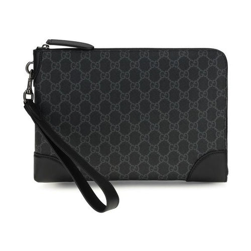 Gucci Black Fabric Handbag