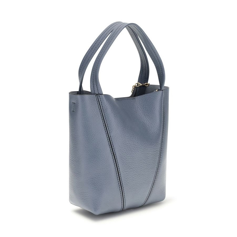 Chloé Blue Calf Leather Bos Taurus Shoulder Bag