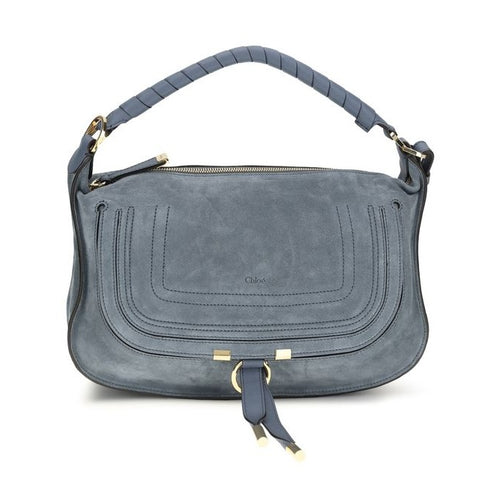 Chloé Blue Calf Leather Bos Taurus Shoulder Bag