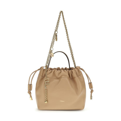 Chloé Beige Lamb Ovis Aries Aries Shoulder Bag
