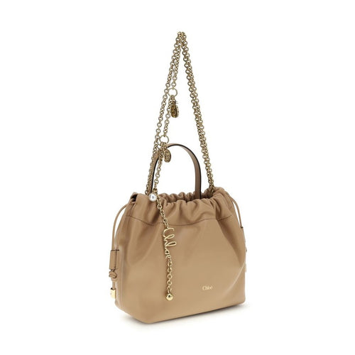Chloé Beige Lamb Ovis Aries Aries Shoulder Bag