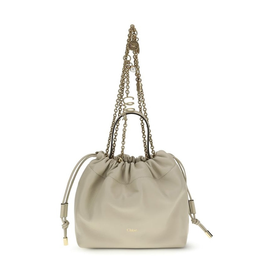 Chloé Beige Lamb Ovis Aries Aries Shoulder Bag