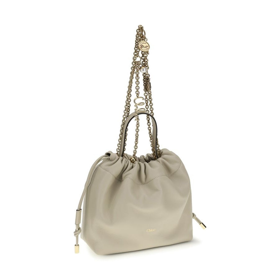 Chloé Beige Lamb Ovis Aries Aries Shoulder Bag