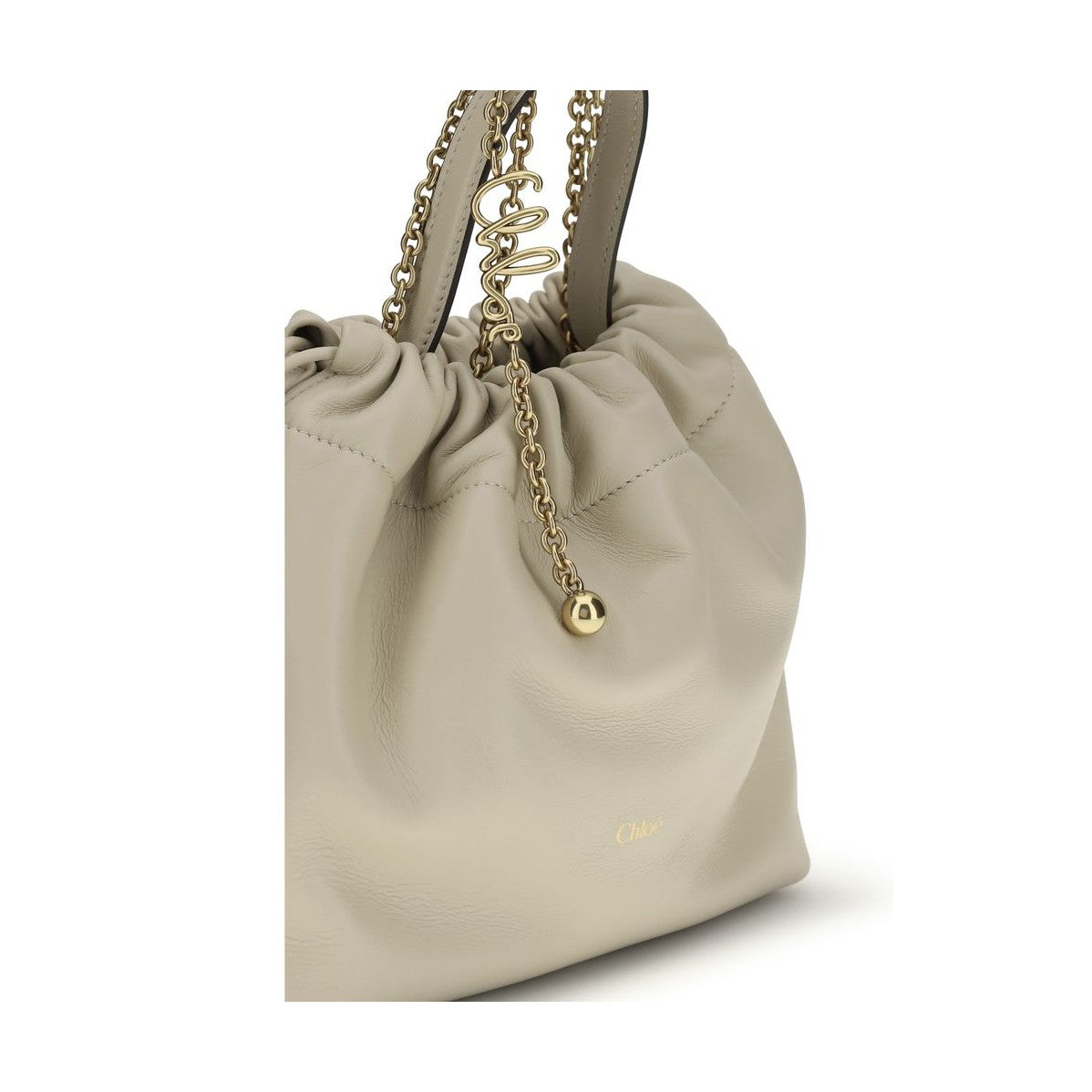 Chloé Beige Lamb Ovis Aries Aries Shoulder Bag