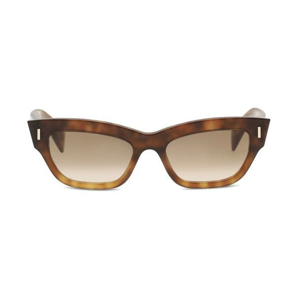 Alexander McQueen Brown Acetate Sunglasses