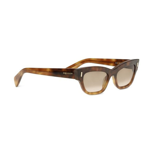 Alexander McQueen Brown Acetate Sunglasses