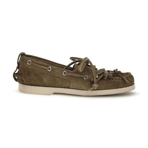 Golden Goose Bicolor Calf Leather Bos Taurus Slip-On Loafers