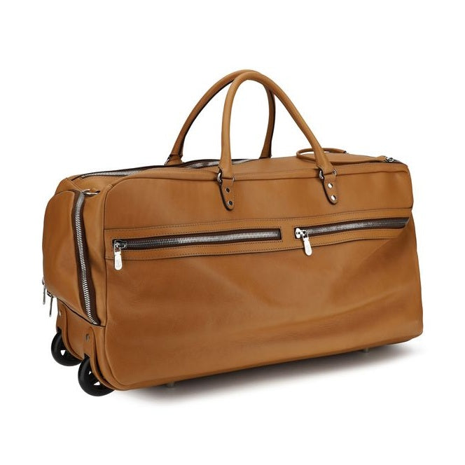 Brunello Cucinelli Brown Calf Leather Bos Taurus Luggage And Travel