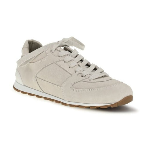 Brunello Cucinelli Beige Calf Leather Bos Taurus Low Top Sneakers