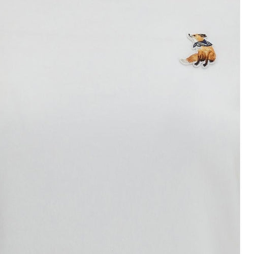 Maison Kitsuné White Cotton T-Shirt