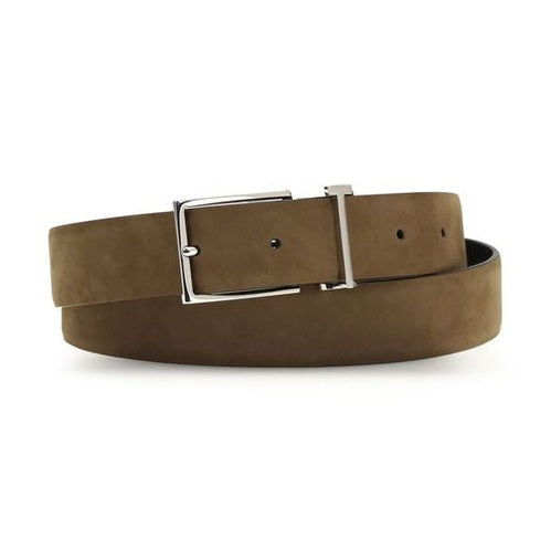 Tom Ford Brown Calf Leather Bos Taurus Regular Belt