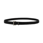 Saint Laurent Black Lamb Ovis Aries Aries Thin Belt