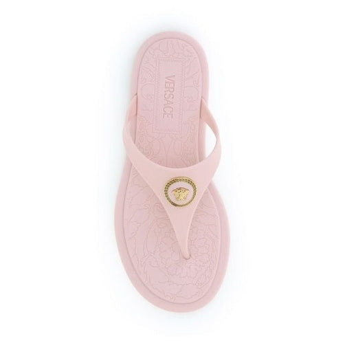 Versace Multicolor Rubber Flip-Flop Sandals