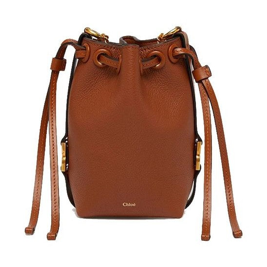 Chloé Brown Calfskin Backet Bag