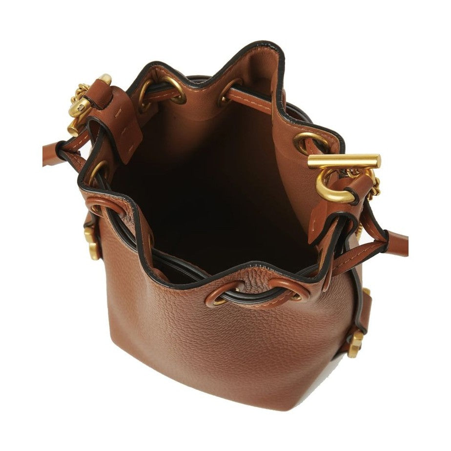 Chloé Brown Calfskin Backet Bag