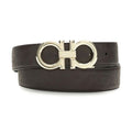 Ferragamo Brown Calf Leather Bos Taurus Regular Belt