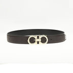 Ferragamo Brown Calf Leather Bos Taurus Regular Belt
