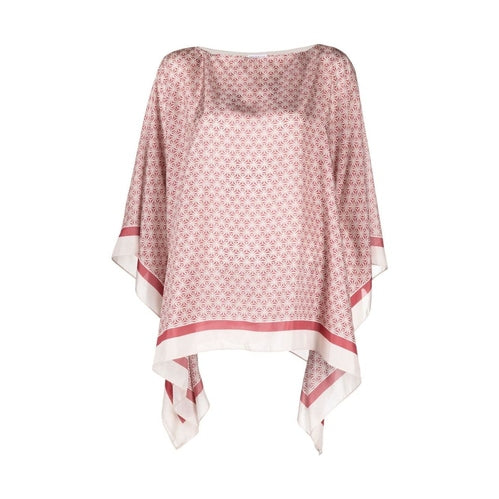 Brunello Cucinelli Red Silk T-Shirt