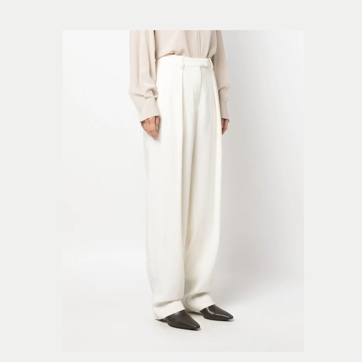 Brunello Cucinelli Natural Viscose Casual Pants