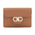Ferragamo Brown Calf Leather Bos Taurus Wallet
