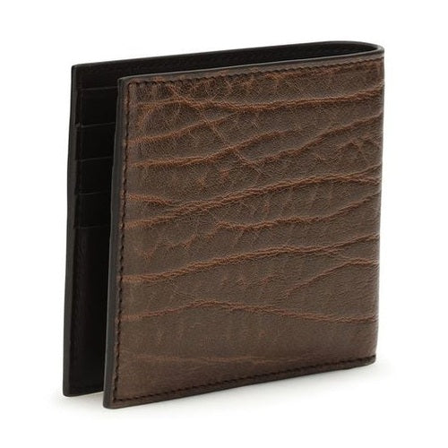Ferragamo Brown Calf Leather Bos Taurus Wallet