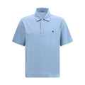 Ferragamo Blue Cotton Polo Shirt