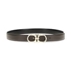 Ferragamo Brown Calf Leather Bos Taurus Regular Belt
