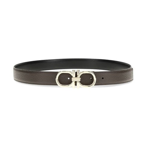 Ferragamo Brown Calf Leather Bos Taurus Regular Belt