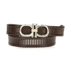 Ferragamo Brown Calf Leather Bos Taurus Regular Belt