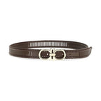 Ferragamo Brown Calf Leather Bos Taurus Regular Belt