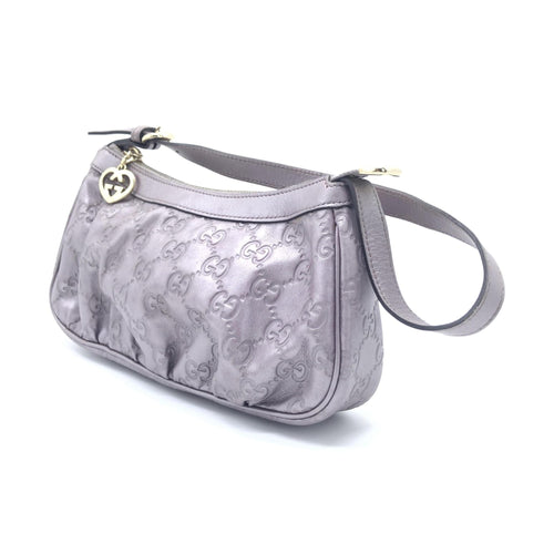 Metallic Guccissima Lovely Shoulder Bag