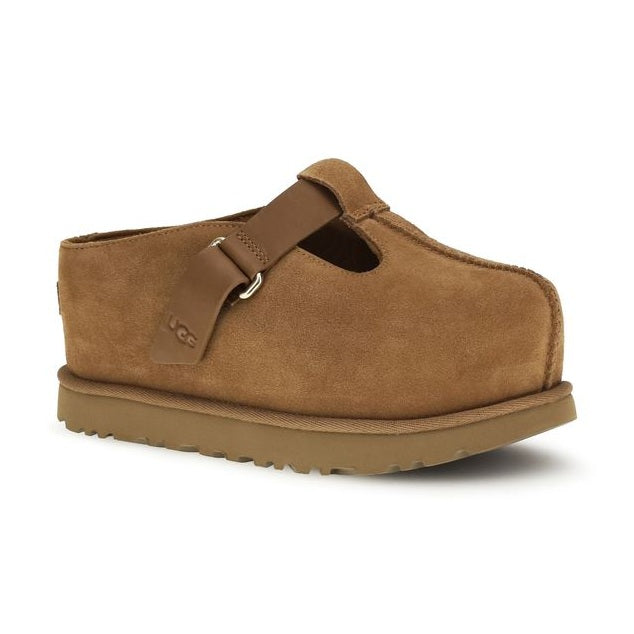 UGG Brown Calf Leather Bos Taurus Mules