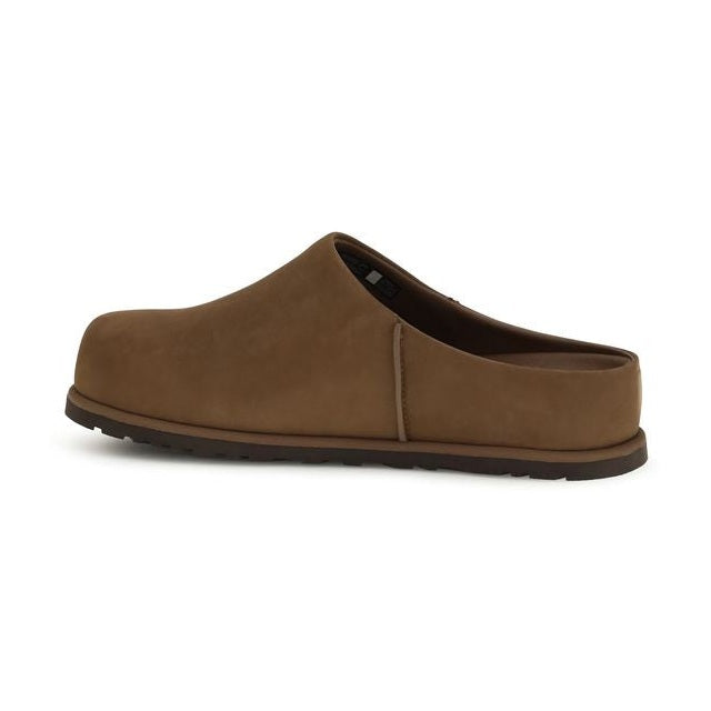 UGG Brown Calf Leather Bos Taurus Mules
