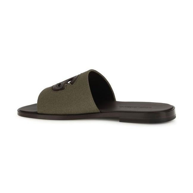 Dolce & Gabbana Bicolor Cotton Sandals