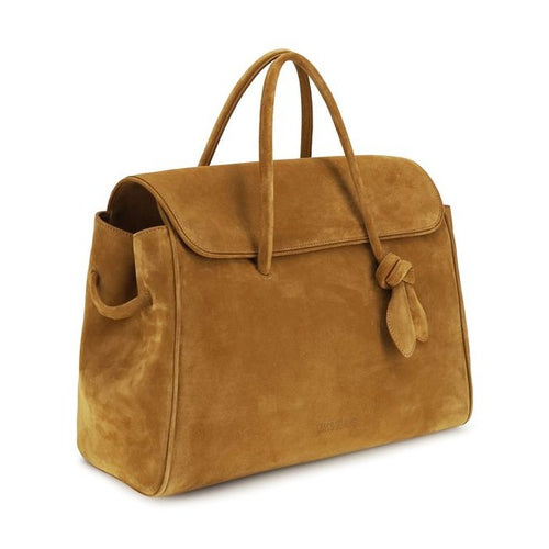 Jacquemus Beige Calf Leather Bos Taurus Handbag