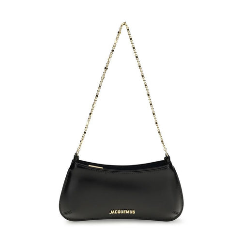 Jacquemus Black Calf Leather Bos Taurus Shoulder Bag
