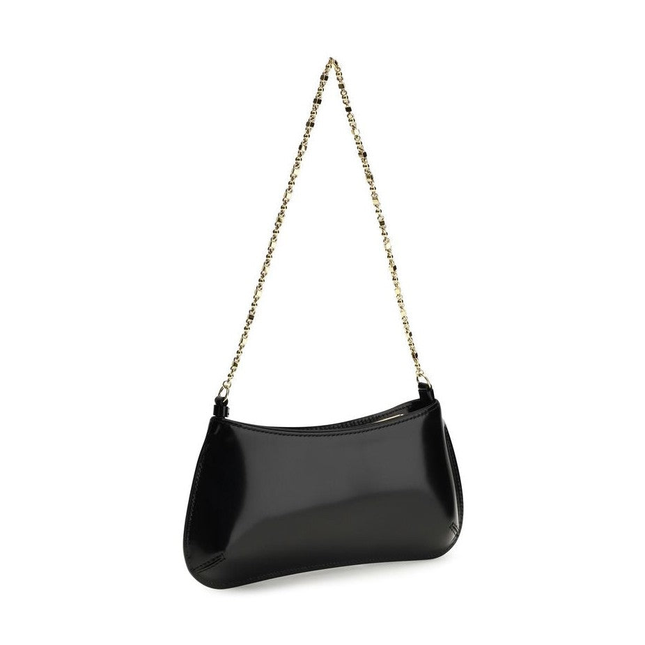 Jacquemus Black Calf Leather Bos Taurus Shoulder Bag