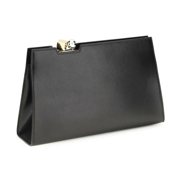 Jacquemus Black Calf Leather Bos Taurus Shoulder Bag