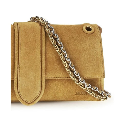 Jacquemus Beige Calf Leather Bos Taurus Shoulder Bag