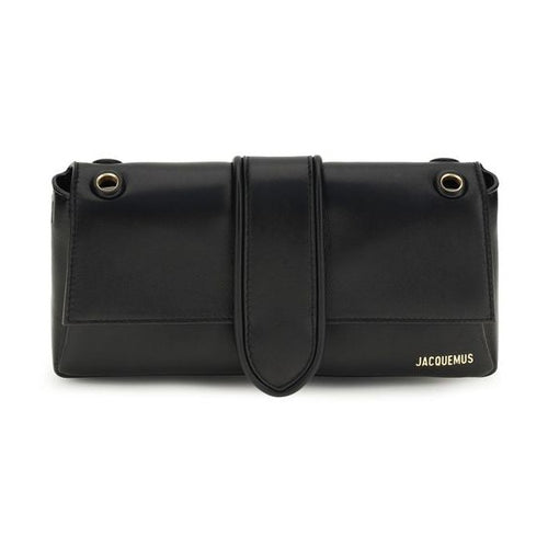 Jacquemus Black Calf Leather Bos Taurus Shoulder Bag