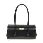 Dolce & Gabbana Black Calf Leather Bos Taurus Shoulder Bag