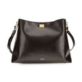 Dolce & Gabbana Brown Calf Leather Bos Taurus Shoulder Bag
