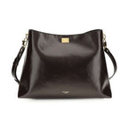 Dolce & Gabbana Brown Calf Leather Bos Taurus Shoulder Bag