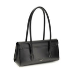 Dolce & Gabbana Black Calf Leather Bos Taurus Shoulder Bag