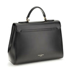 Dolce & Gabbana Black Calf Leather Bos Taurus Shoulder Bag